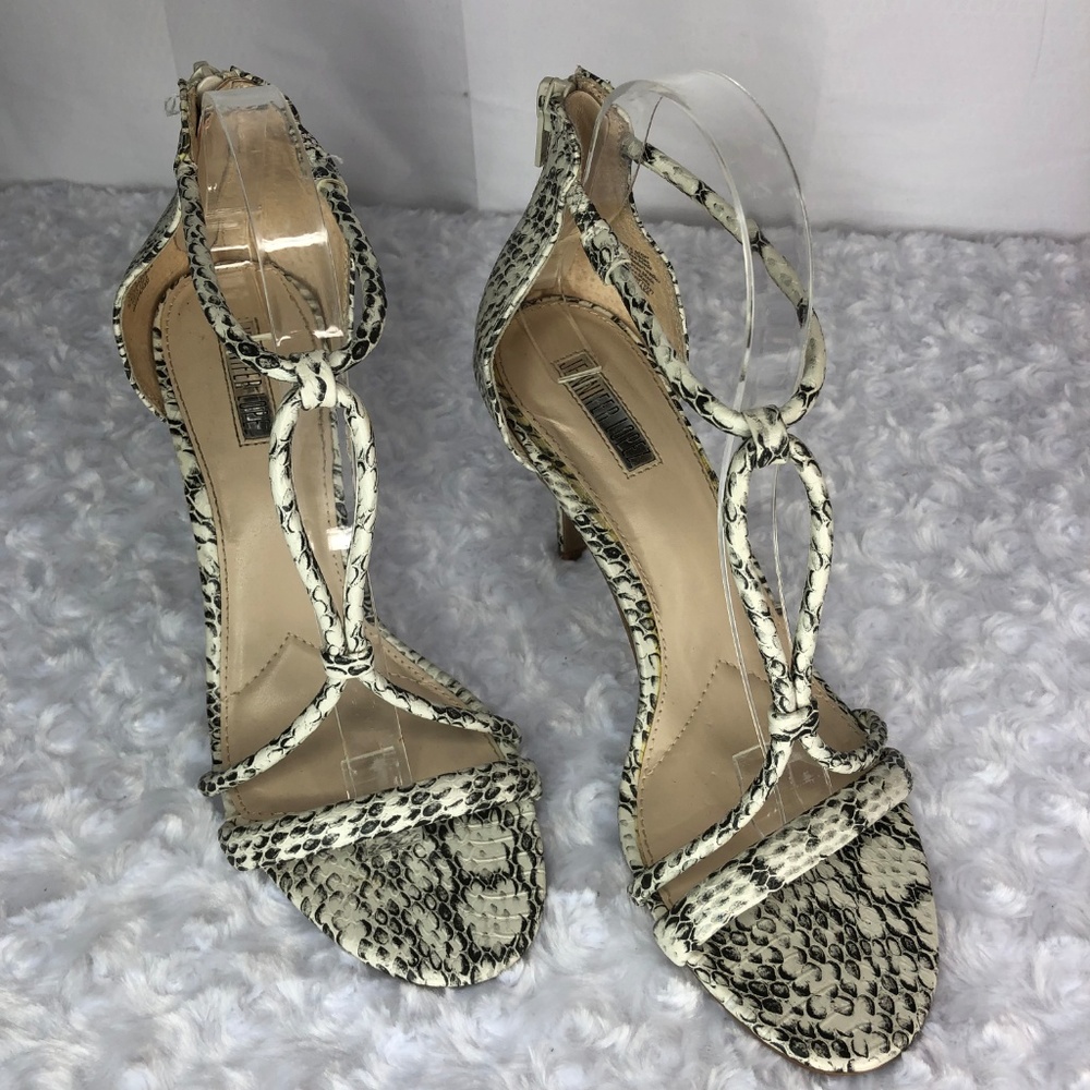 Jennifer Lopez  Snakeskin Print Sandals